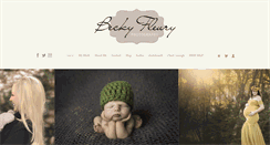 Desktop Screenshot of beckyfleuryphotography.com